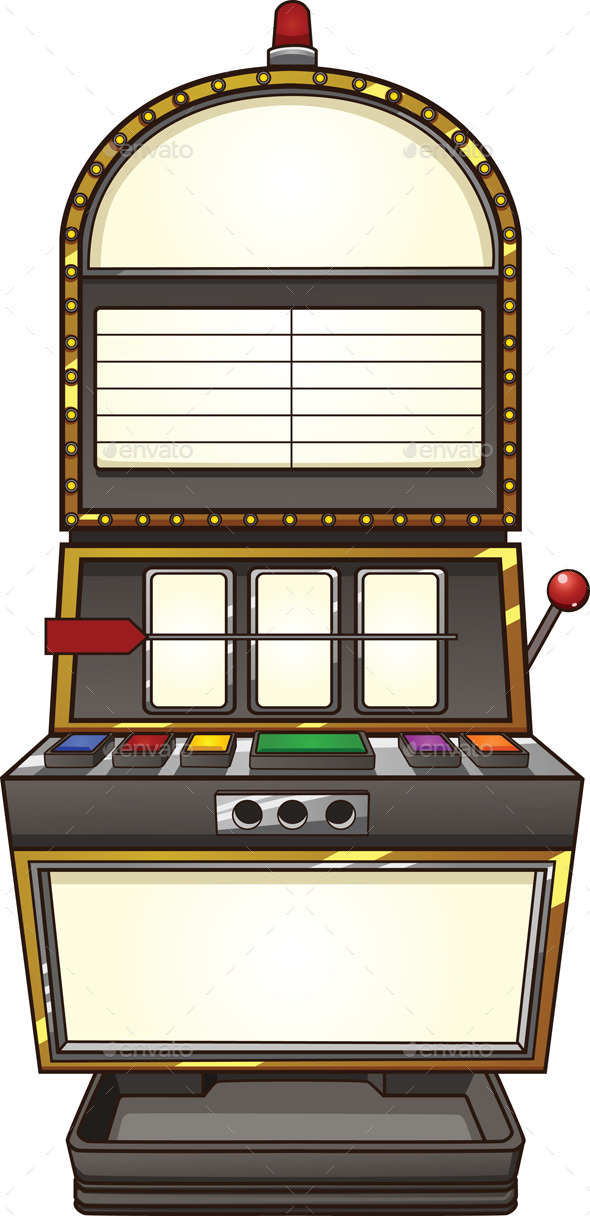Clipart of animated slot machines games